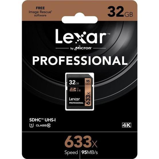 Lexar 32GB 633X Professional SDHC UHS-1 U3 Hafıza Kartı