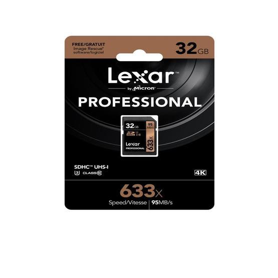 Lexar 32GB 633X Professional SDHC UHS-1 U3 Hafıza Kartı