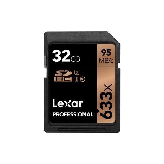 Lexar 32GB 633X Professional SDHC UHS-1 U3 Hafıza Kartı