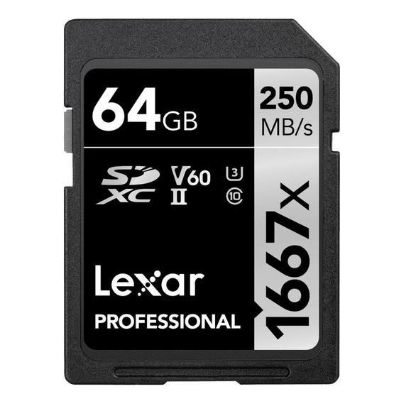 Lexar 64 GB SDXC Class10 UHS - II u3 - 250 MB/s 1667x Hafıza Kartı Hafıza Kartları Fiyatı
