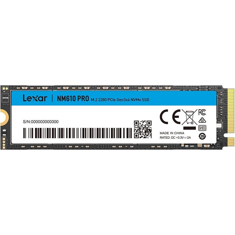 Lexar NM610PRO 500GB PCIe Gen3 x4 Okuma 3300MB – Yazma 1700MB M.2 SSD (LNM610P500G-RNNNG) SSD / Solid State Drive Fiyatı