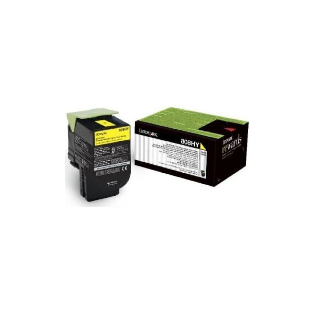 Lexmark 80C8Hye Sarı  Toner Cx410 / Cx510 Kartuşlar Fiyatı