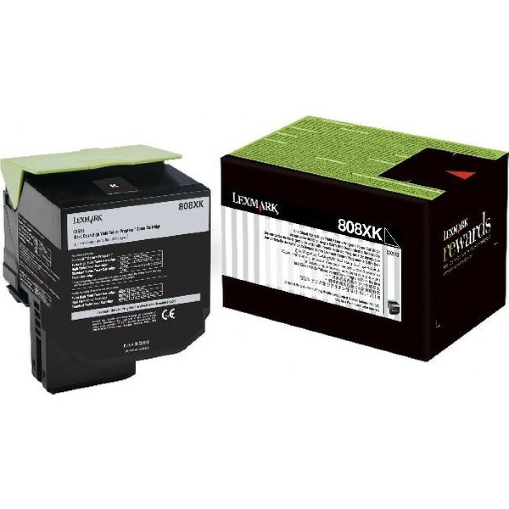 Lexmark 80C8Xk0 (808Xk) Siyah Toner - Cx510 Toner Tonerler Fiyatı
