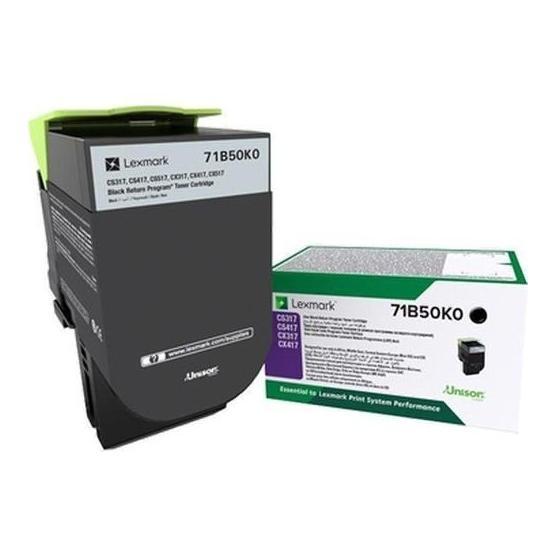Lexmark CS317-71B50K0 Siyah Toner