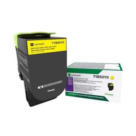 Lexmark CS317-71B50Y0 Sarı Toner