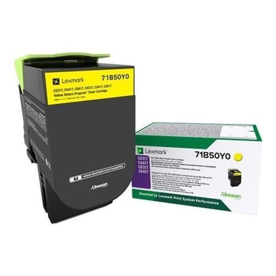 Lexmark CS317-71B50Y0 Sarı Toner
