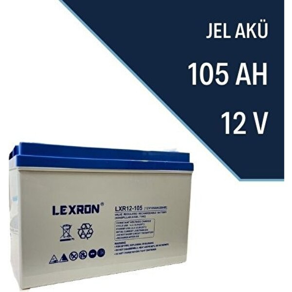 Lexron 105AH Jel Akü Lexron Kesintisiz Güç Kaynakları (UPS) Fiyatı