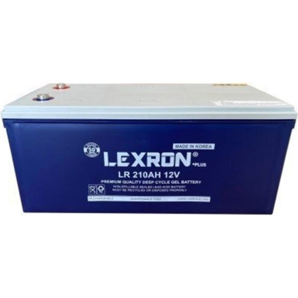 Lexron 12 V 200 - 210 Ah Lexron Solar Jel Akü Kore Malı - Siyah Oto, Bahçe, Yapı Market Fiyatı