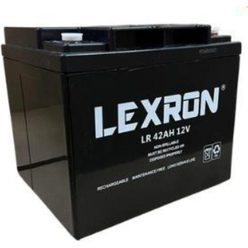 Lexron 12 Volt 42AH Amper Solar Sistem ve Elektrikli Araç Jel Akü Akü Fiyatı