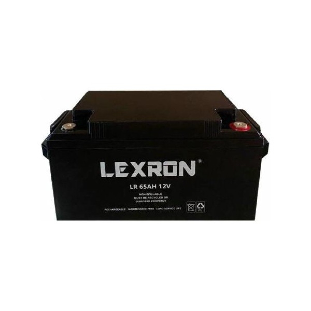 Lexron 12 Volt 65AH Amper Solar Sistem Deep Cycle Jel Akü Akü Fiyatı