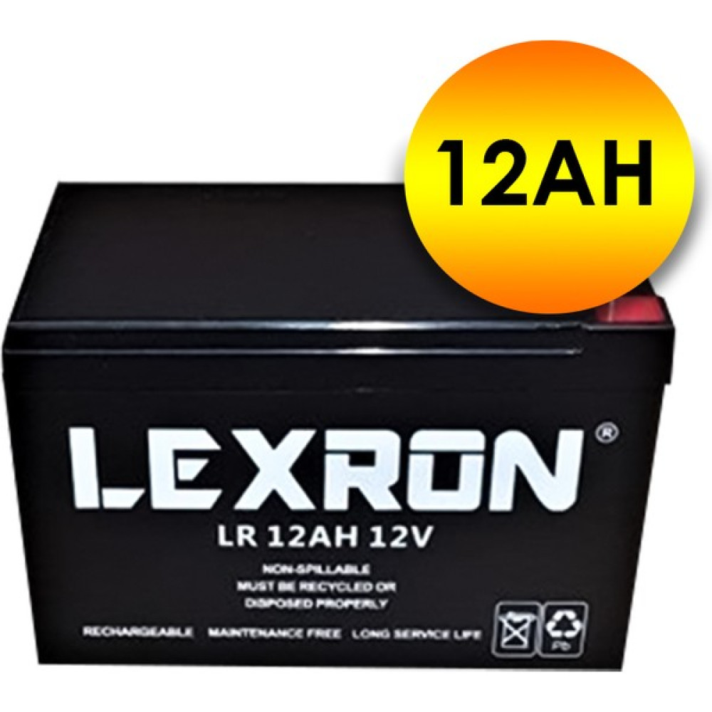 Lexron 12AH Amper 12V Agm Akü Akü Fiyatı