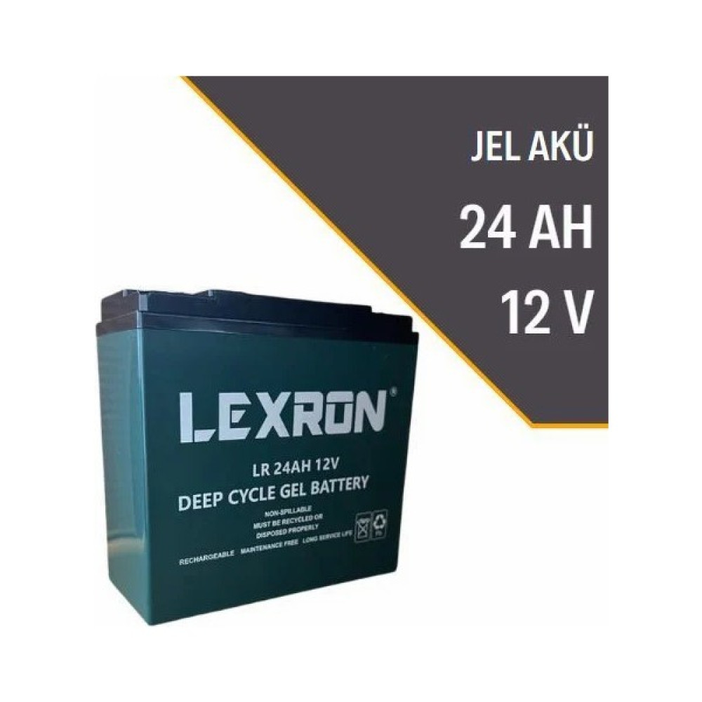 Lexron 24AH-12V Jel Akü Akü Fiyatı