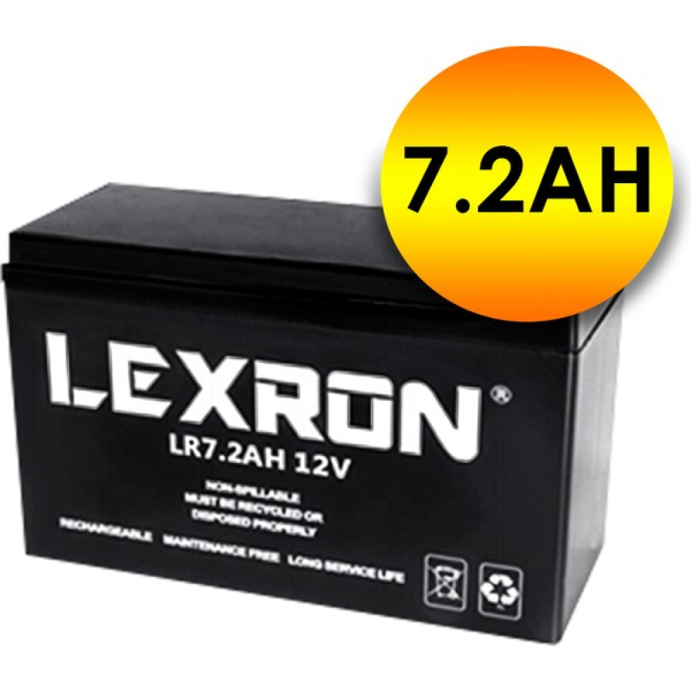 Lexron 7.2AH Amper 12V Agm Akü Akü Fiyatı