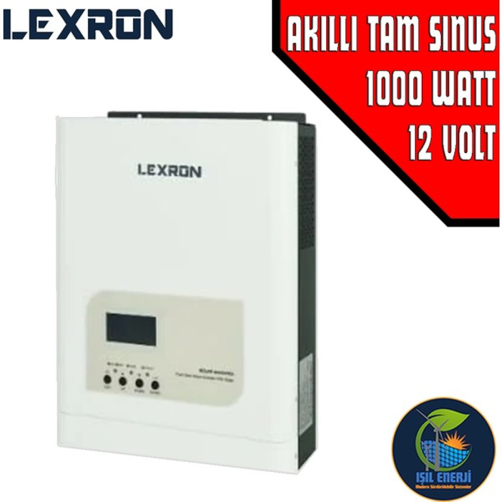 Lexron Akıllı Tam Sinus Inverter - 1000 Watt 12 Volt - 1000W 12V Power Supply Fiyatı