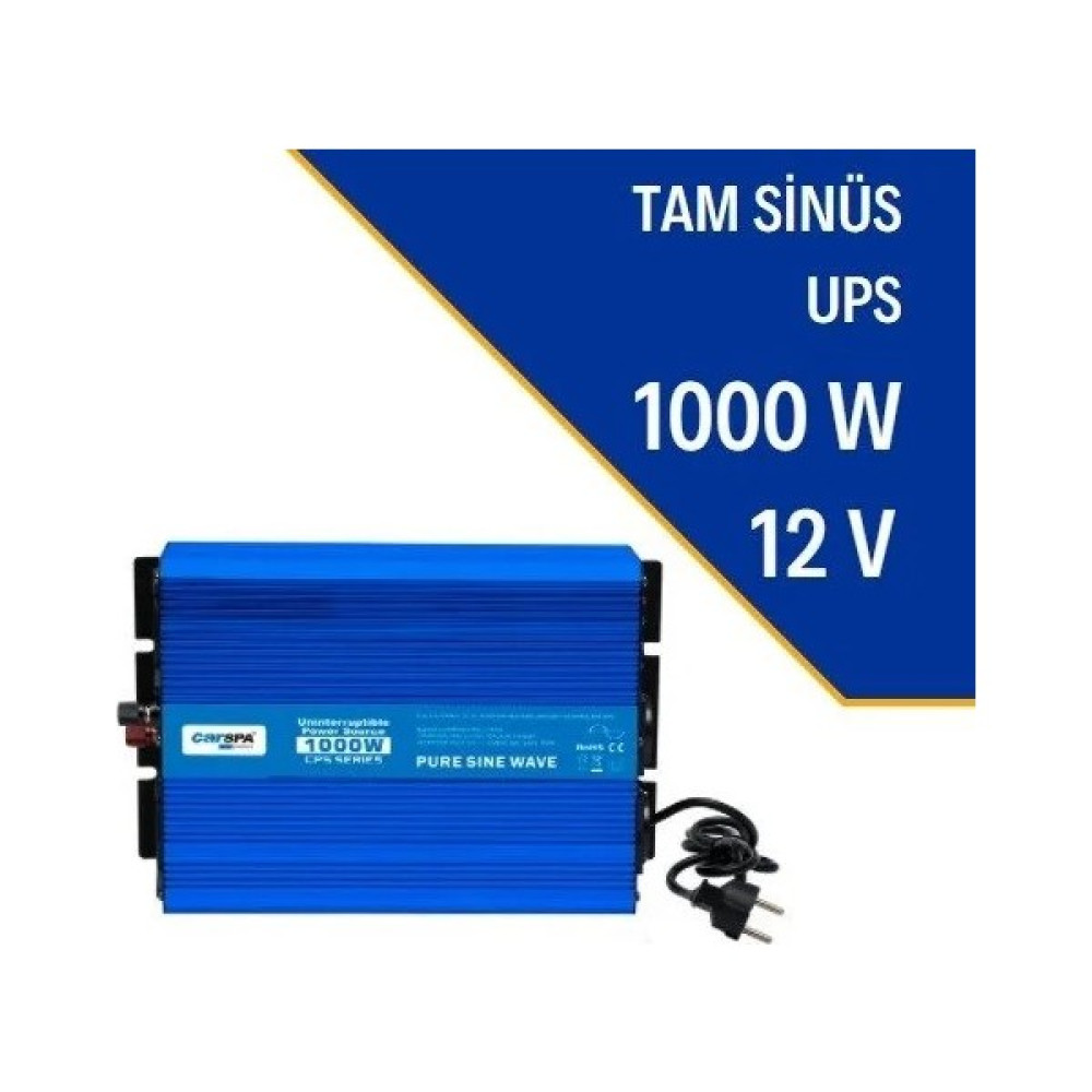 Lexron Carspa 1000W-12V Tam sinus Inverter (Ups) Akü Takviye Kablosu Fiyatı