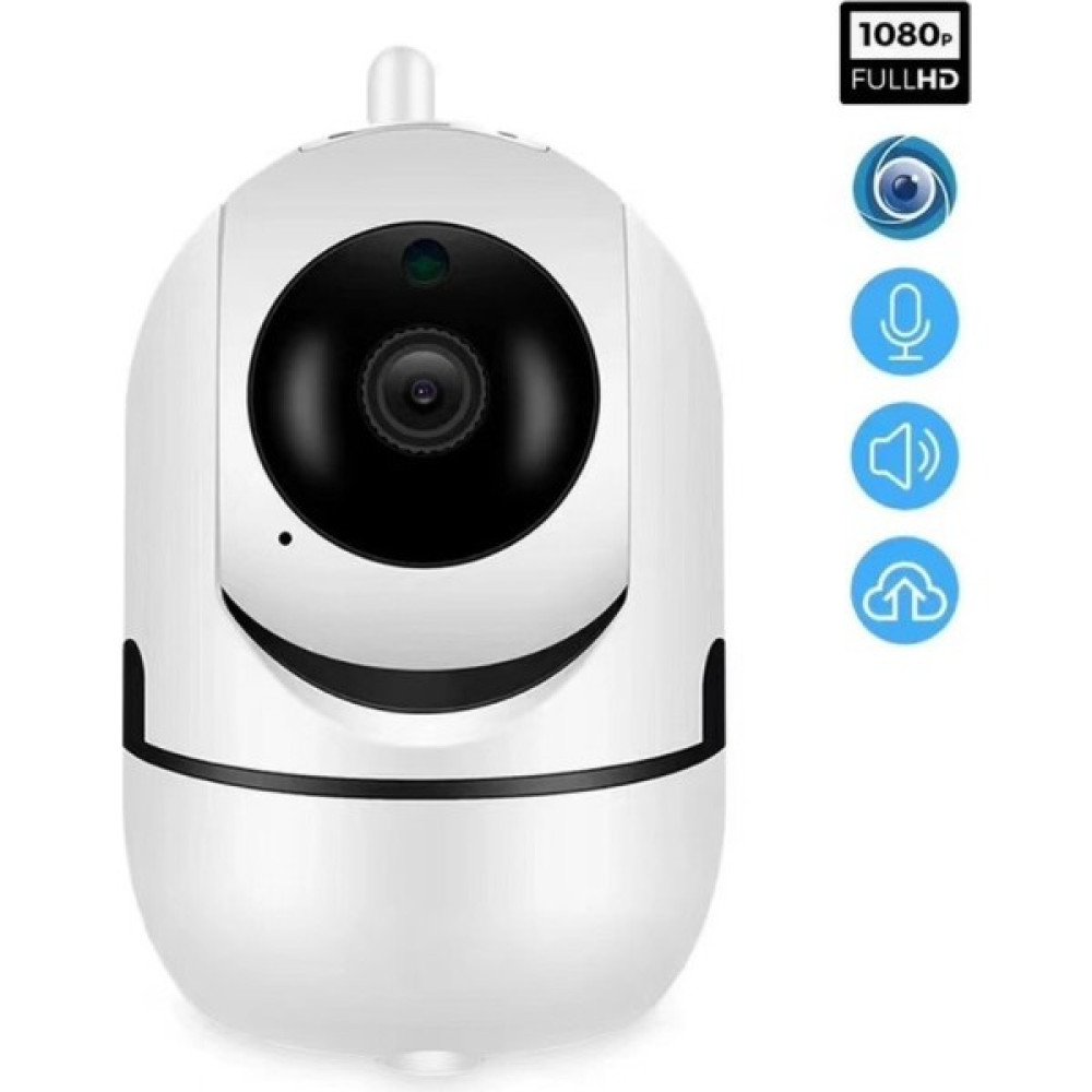 Leyan Creation 1080P Ip Kamera Akıllı Otomatik Izleme Ev Güvenlik Gözetleme Kamerası Wifi Kablosuz Bebek Monitörü + 32G Kart (Yurt Dışından) - Beyaz Güvenlik Kameraları Fiyatı