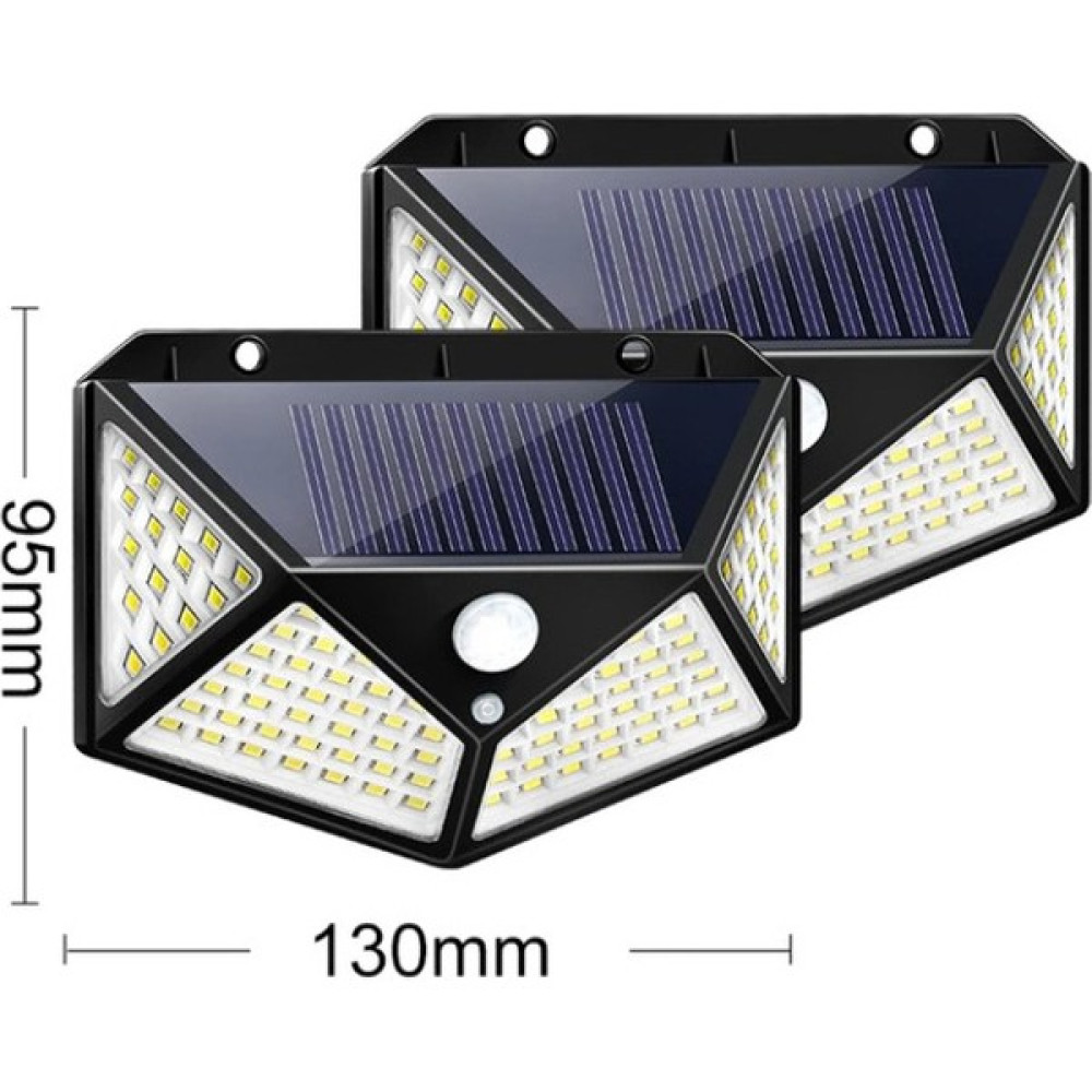 Leyan Creation 2'li 100 LED Güneş Işığı Hareket Sensörlü Dış Mekan Solar Lamba (Yurt Dışından) - Siyah Dış Mekan & Bahçe Oyuncakları Fiyatı
