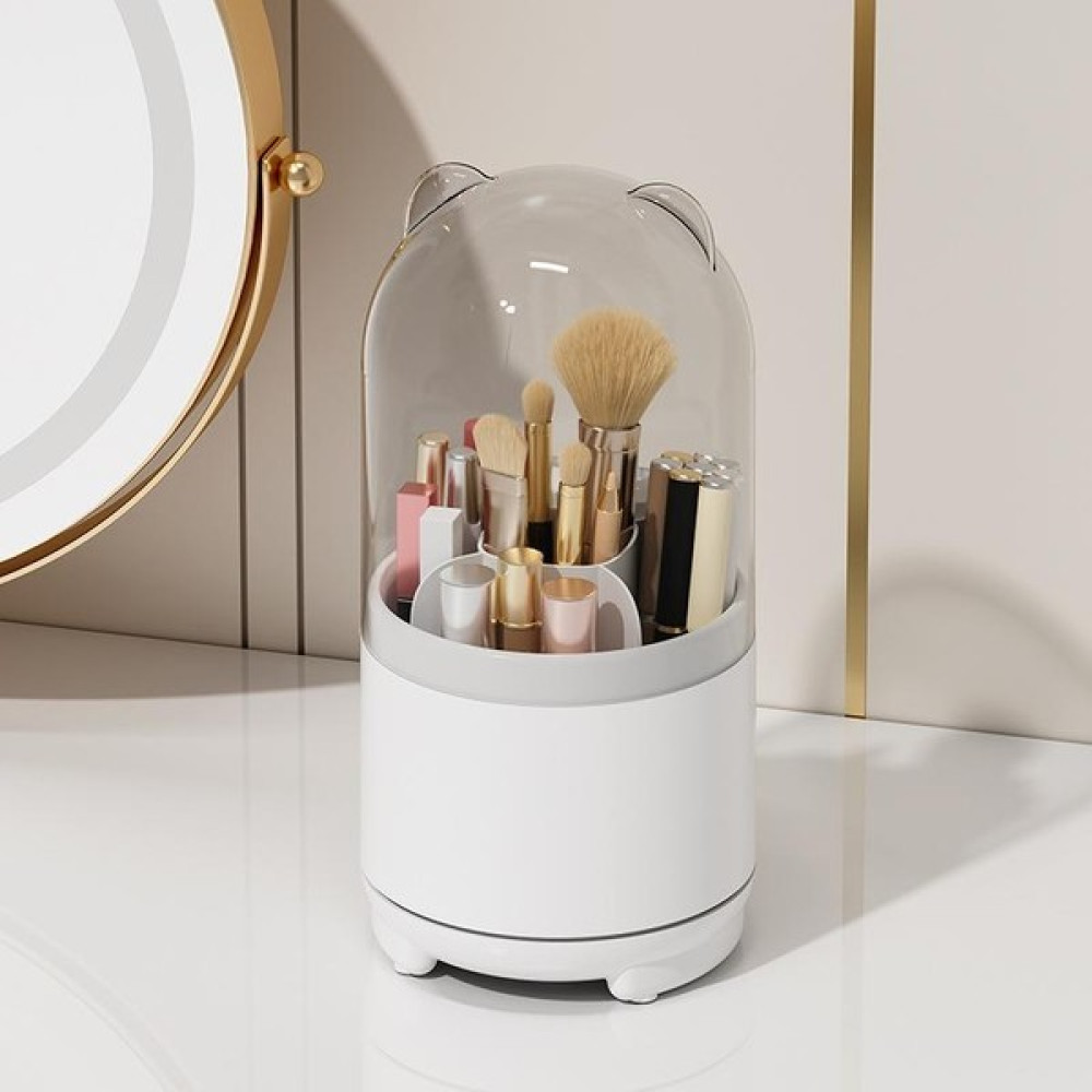 Leyan Creation 360° Dönen Makyaj Fırçası Saklama Kutusu Taşınabilir Kozmetik Organizatör Ruj Kaş Kalemi Göz Farı Tutucu Dresser Raf (Yurt Dışından) Makyaj Fırça ve Aksesuarları Fiyatı