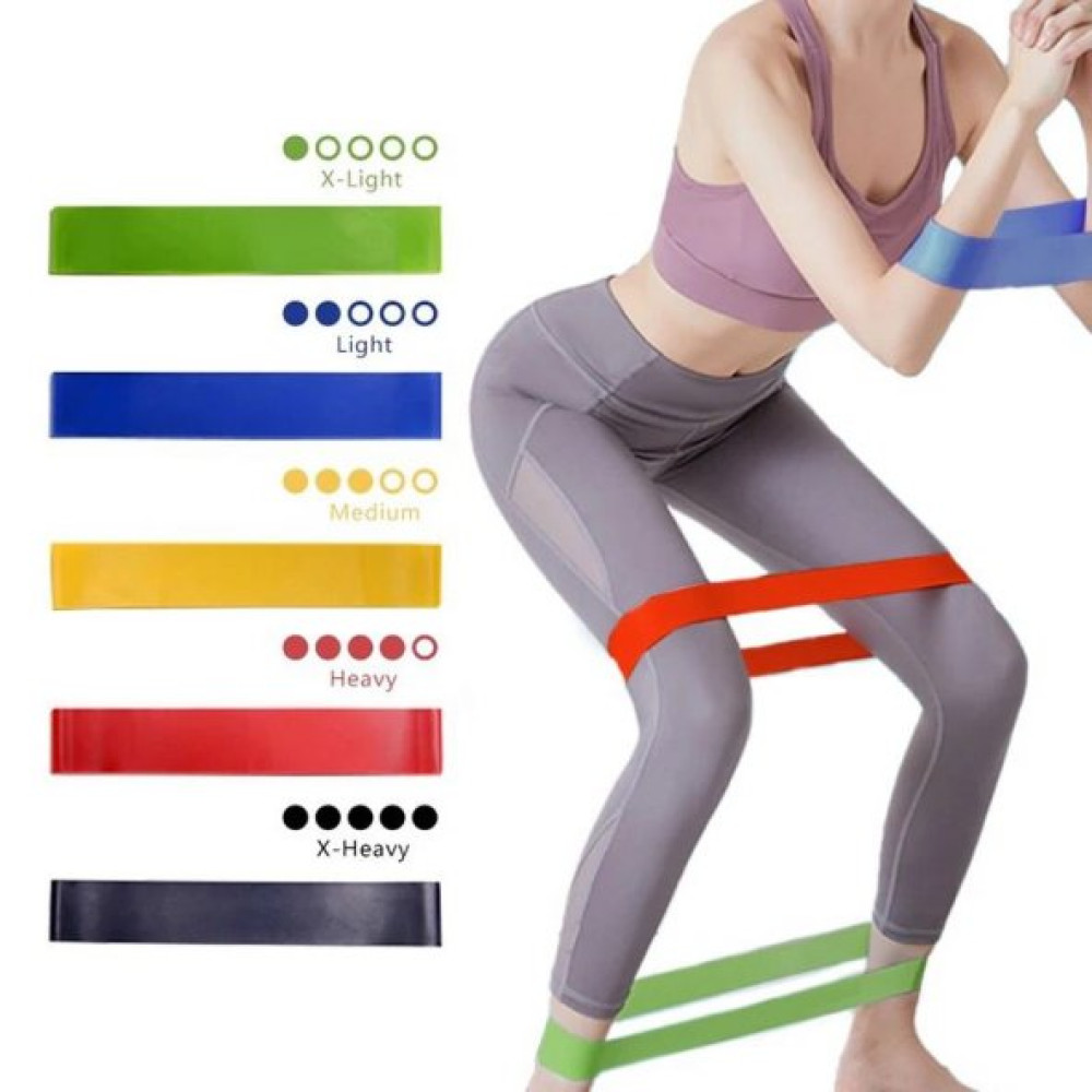 Leyaton 5Li Aerobik Bandi Lateks Bant Seti Pilates Yoga Lastigi Seti Cantali Pilates Aletleri Fiyatı