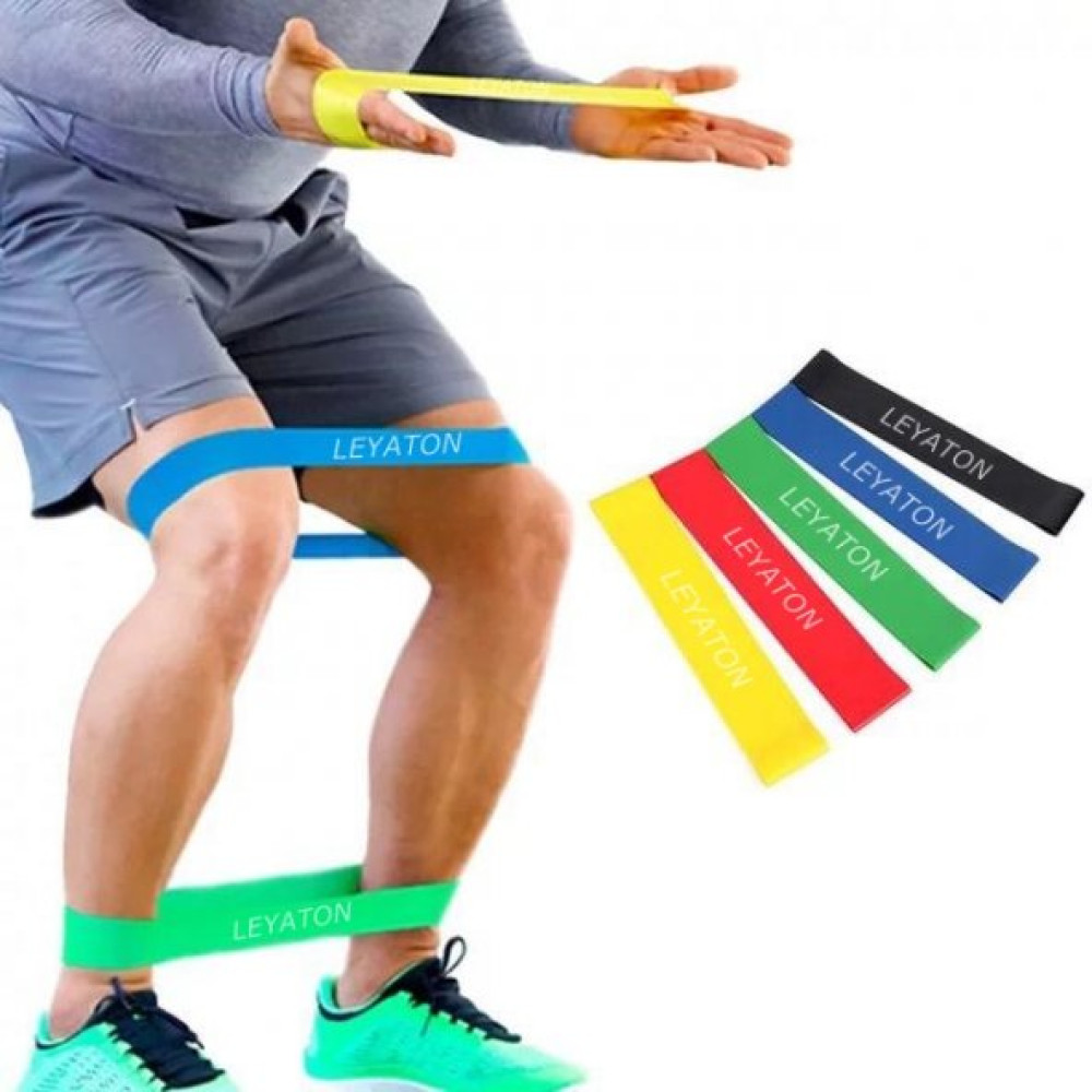 Leyaton Latex Aerobik Ve Yoga Bandi 5 Li Pilates Aletleri Fiyatı