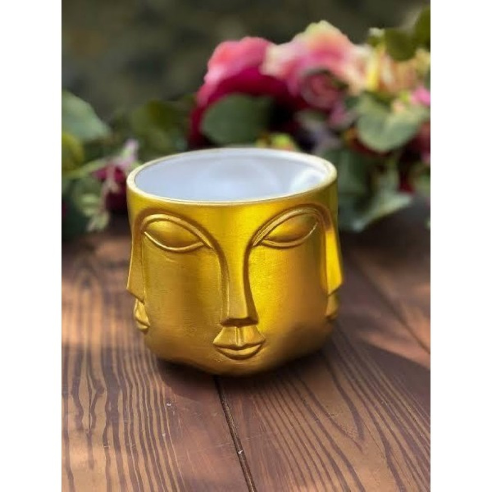 Leyna Home Design Buddha Surat Vazo - Beyaz Vazo Fiyatı