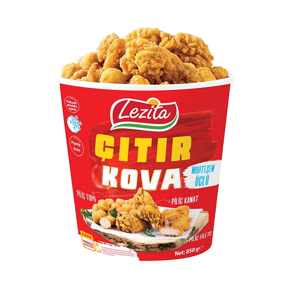 Lezita Çıtır Kova Piliç Parçaları Donuk 850 G Beyaz Et Fiyatı