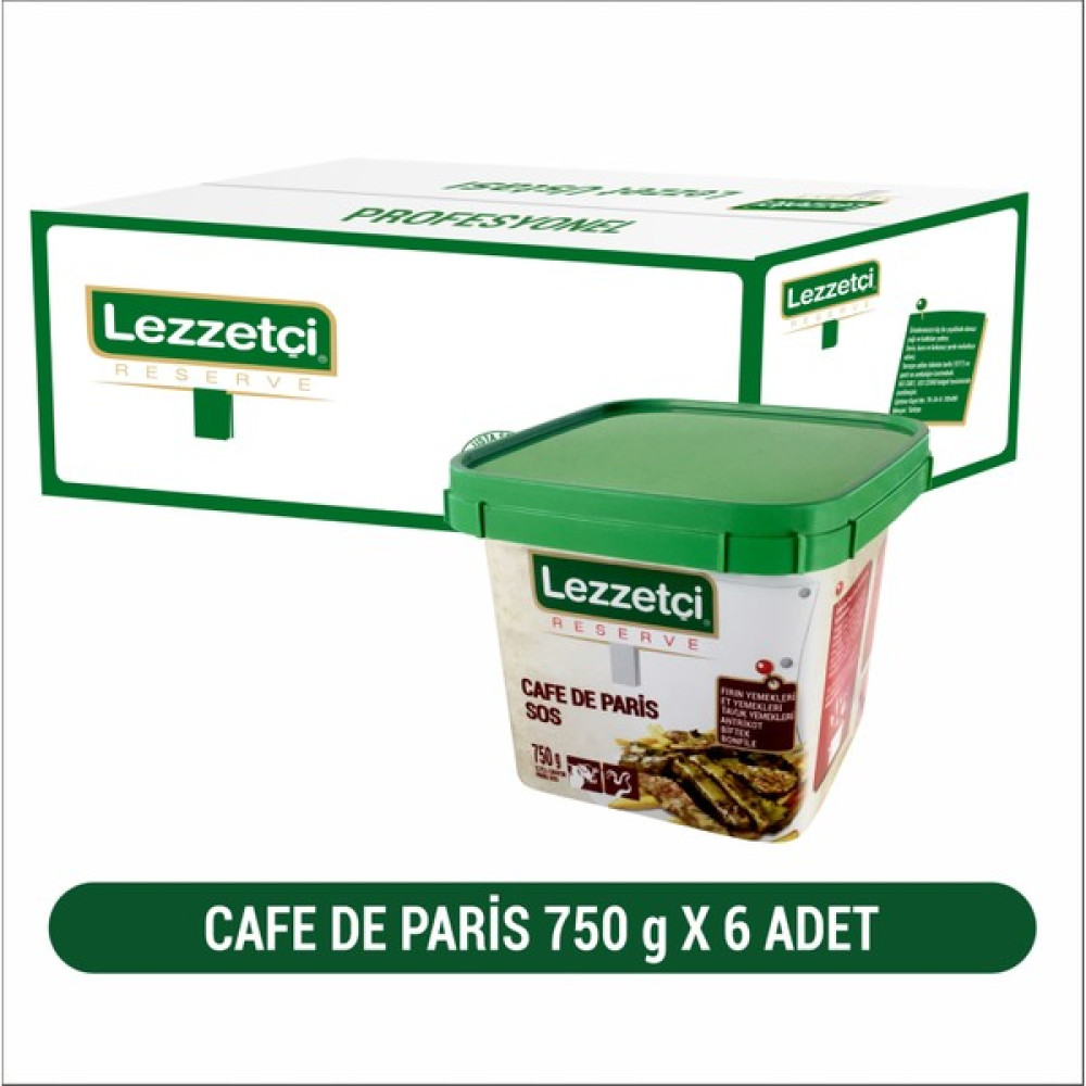 Lezzetçi Cafe De Paris Sos 6 x 750 gr Sos Fiyatı