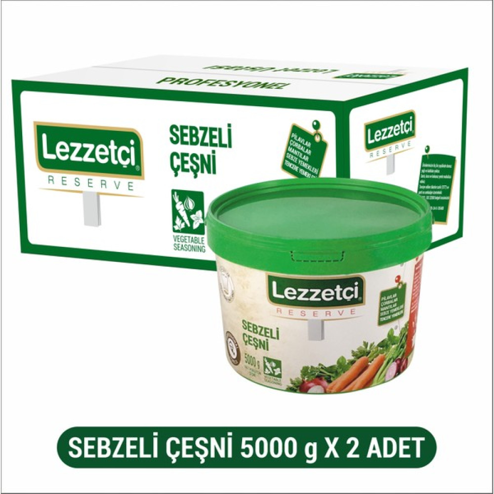 Lezzetçi Sebzeli Çeşni 2 Adet 5 kg Diğer Fiyatı