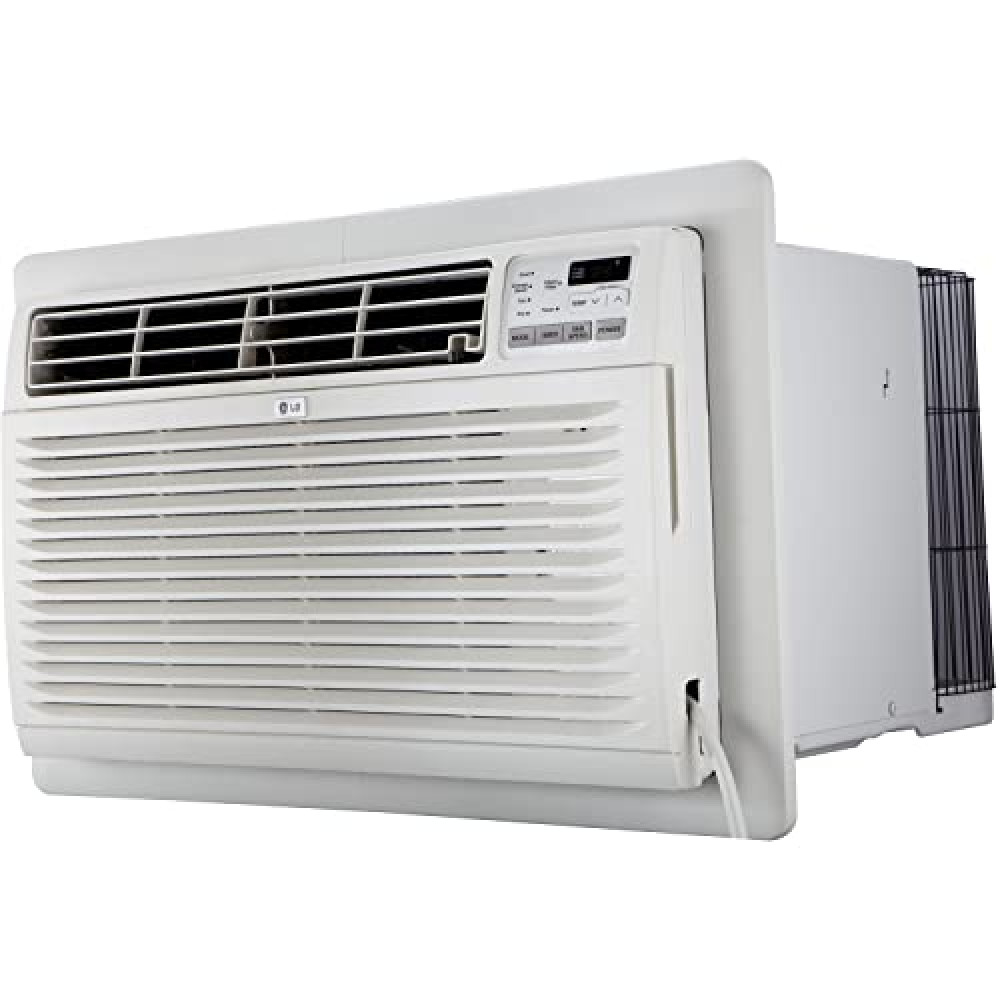LG 10,000 BTU Through the Wall Air Conditioner, 115V, Cools up to 440 Sq. Ft. for Bedroom, Living Room, Apartment, with Remote, 3 Cool & Fan Speeds, Wall AC Unit, White