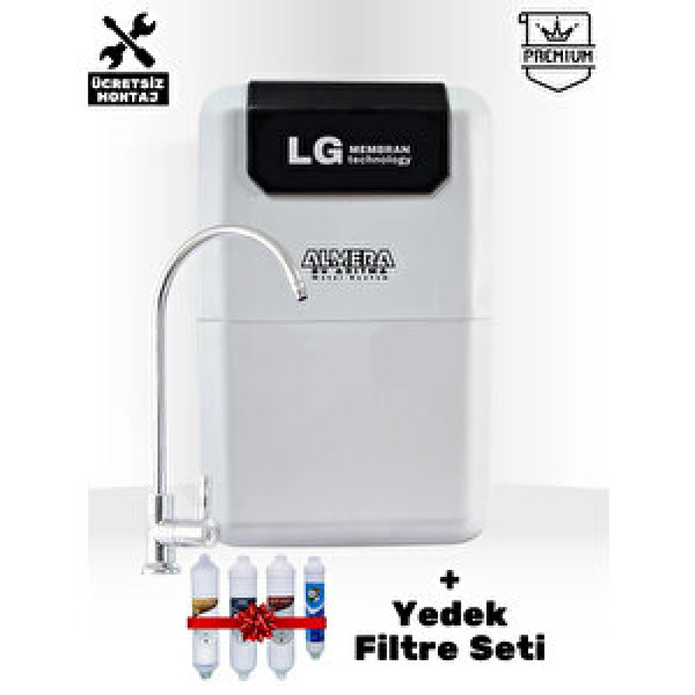 Lg Chem 10 Aşama Ph Alkali Ekstra Mineralli Çelik Tanklı Premium Su Arıtma Cihazı + Yedek Filtre Set + (Ücretsiz Montaj) Su Arıtma Cihazı Fiyatı