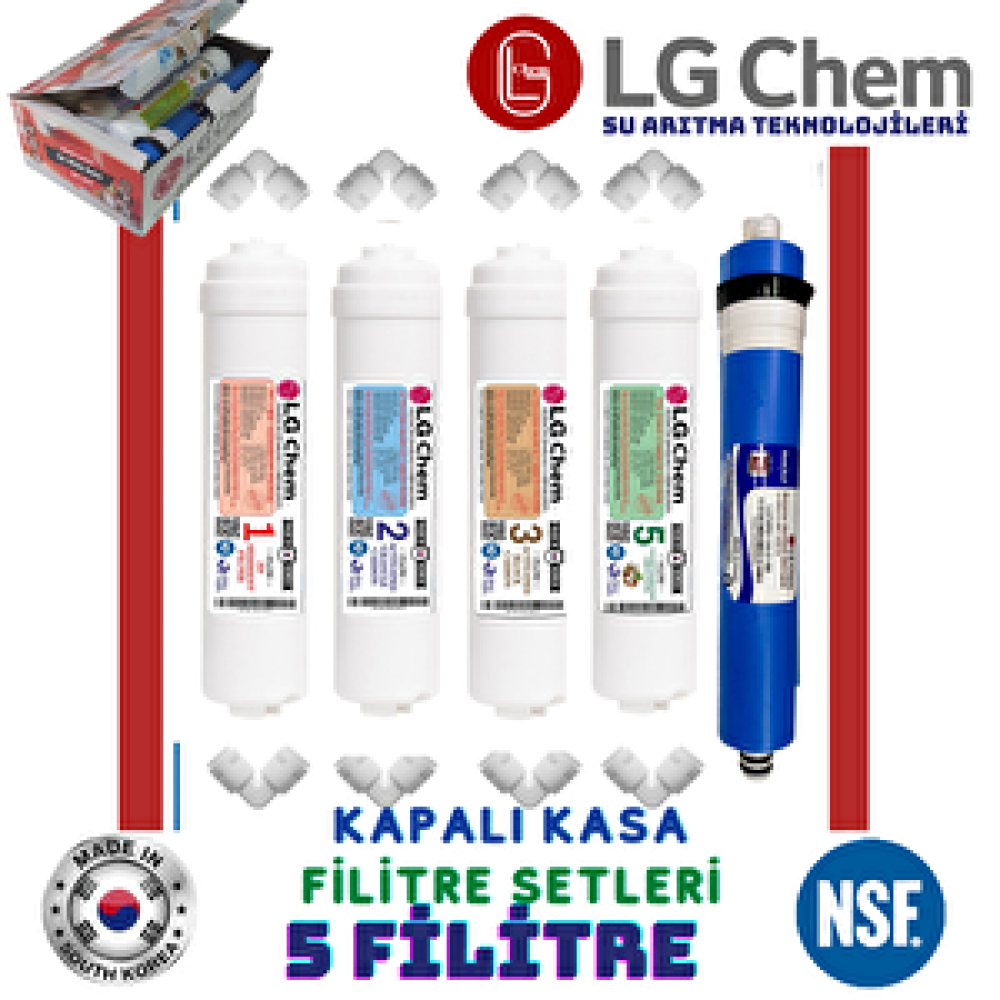 Lg Chem Kapali Kasa 5 Li̇ Fi̇li̇tre Seti̇ İnli̇ne Qui̇ck Duş Başliği Hedi̇yeli̇ Su Arıtma Cihazı Fiyatı