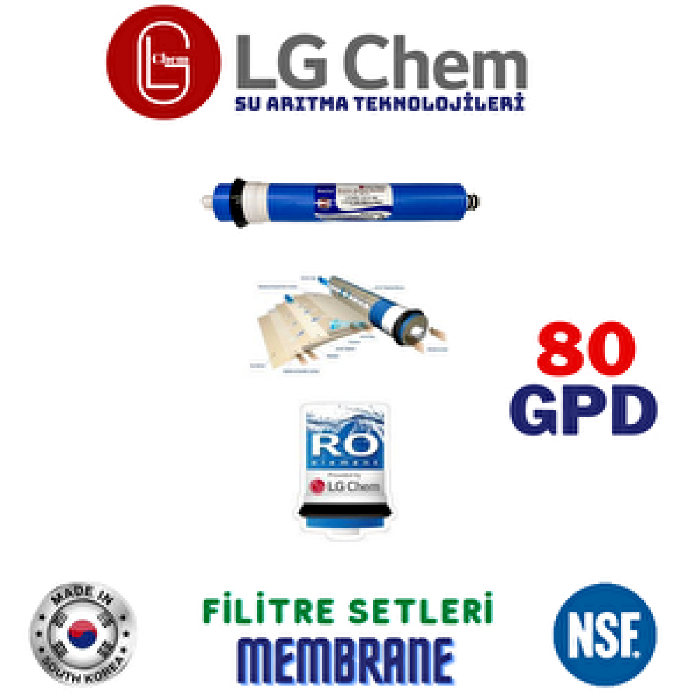 Lg Chem Nano 80 Gpd Membran Su Arıtma Cihazı Fiyatı