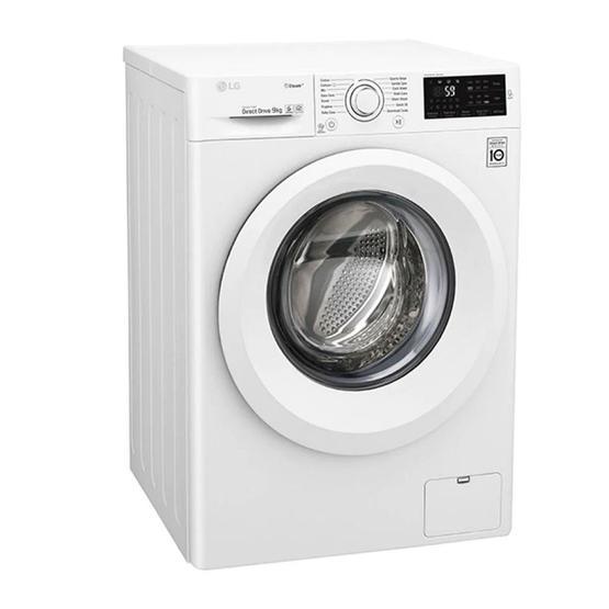 LG F4J5VNP3W A +++ Sınıfı 9 Kg Yıkama 1400 Devir Çamaşır Makinesi Beyaz