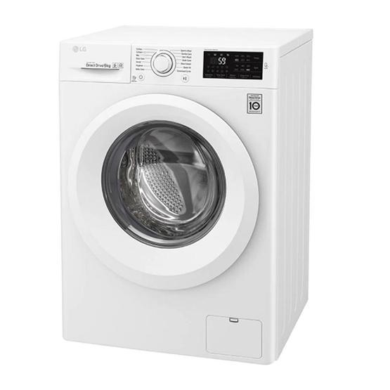 LG F4J5VNP3W A +++ Sınıfı 9 Kg Yıkama 1400 Devir Çamaşır Makinesi Beyaz
