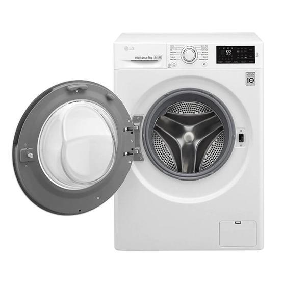LG F4J5VNP3W A +++ Sınıfı 9 Kg Yıkama 1400 Devir Çamaşır Makinesi Beyaz