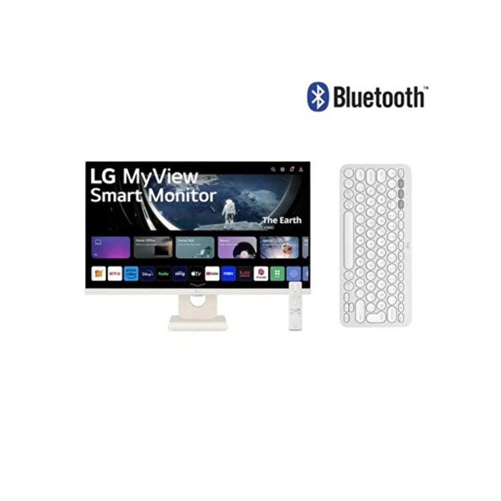 LG MyView 27Sr50F-W 27" 60 Hz IPS Smart Monitör ve Logitech Pebble Keys 2 K380s Klavye Monitör Fiyatı