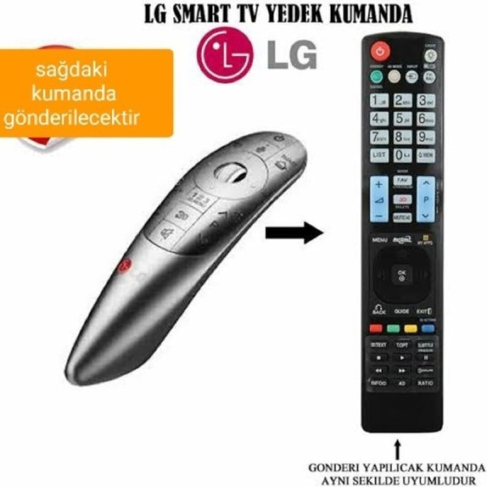 LG Tüm Akıllı, Sihirli, Mouseli,smart, Hd Kumanda Yerine Uyar TV Aksesuarları Fiyatı