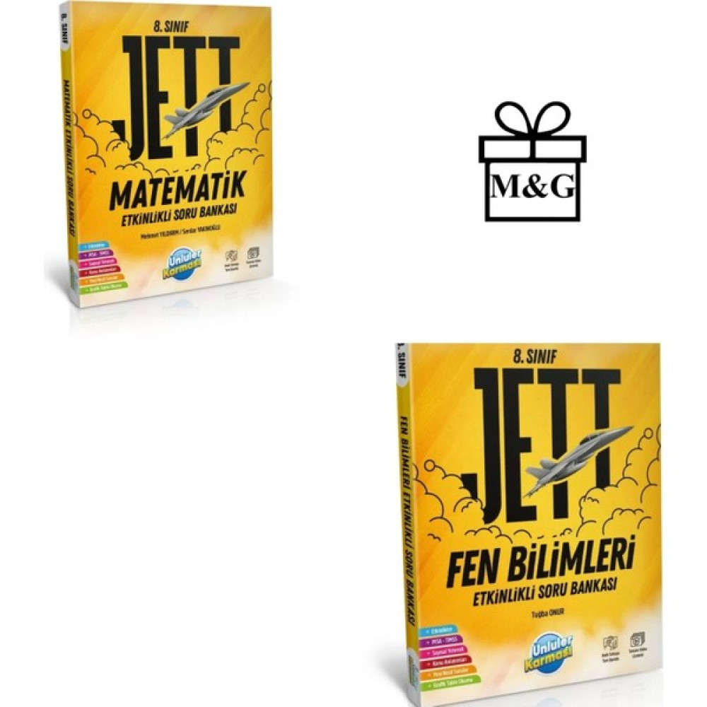 Lgs 8.sınıf Jett Matematik ve Fen Bilimleri Soru Bankası Ders Sınav Kitapları Fiyatı