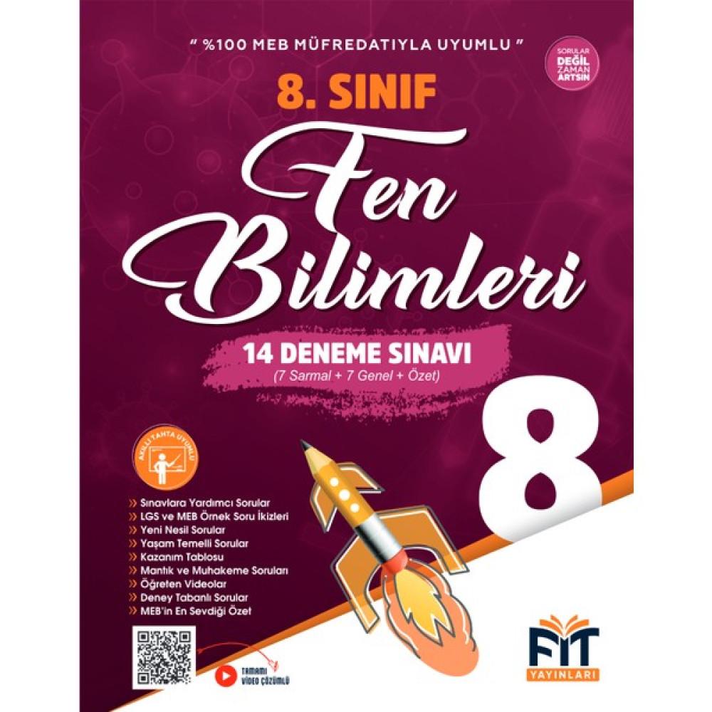 Lgs Fen Branş Deneme Ders Sınav Kitapları Fiyatı