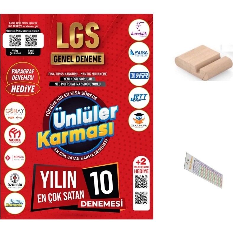 Lgs Ünlüler Karması 10 Lu Genel Karma Deneme 2026 Lgs + Telefon Tutucu + Çözüm Ayracı Diğer Fiyatı