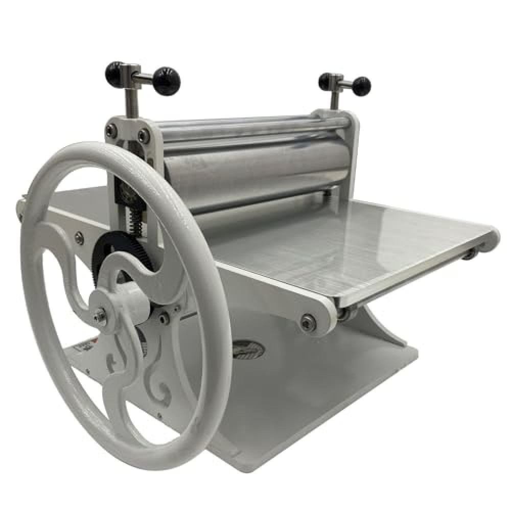 LGXEnzhuo Press Print Making Machine with Adjustable Roller Manual Slab Printmaking Machine with 19.68" x 13.07" Worktable Print Engraving Rubbing Machine for Artists & Professionals