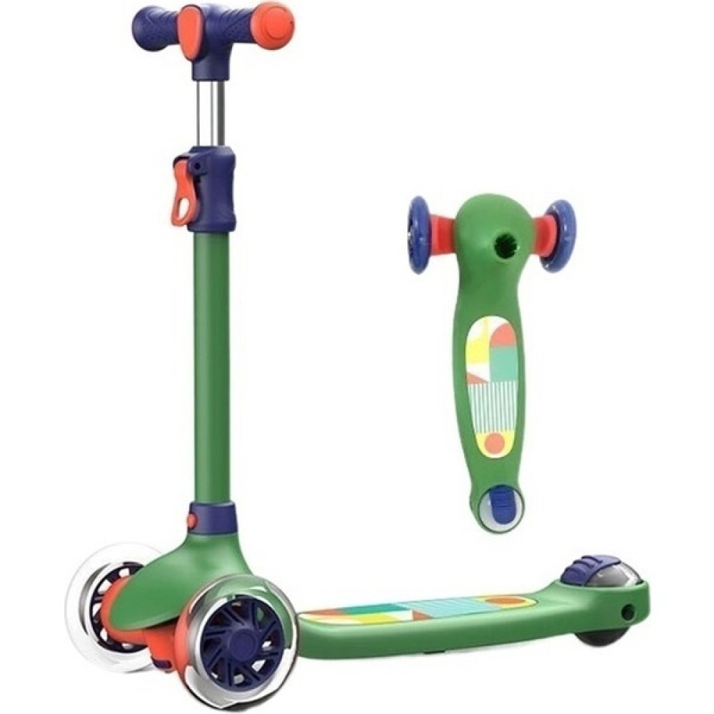 Liandai Hb Çocuk Scooter Erkek ve Dişi Bebek Üç Tekerlekli Yanıp Sönen Çocuk Arabası (Yurt Dışından) - Yeşil Açık Hava, Deniz ve Spor Oyuncakları Fiyatı