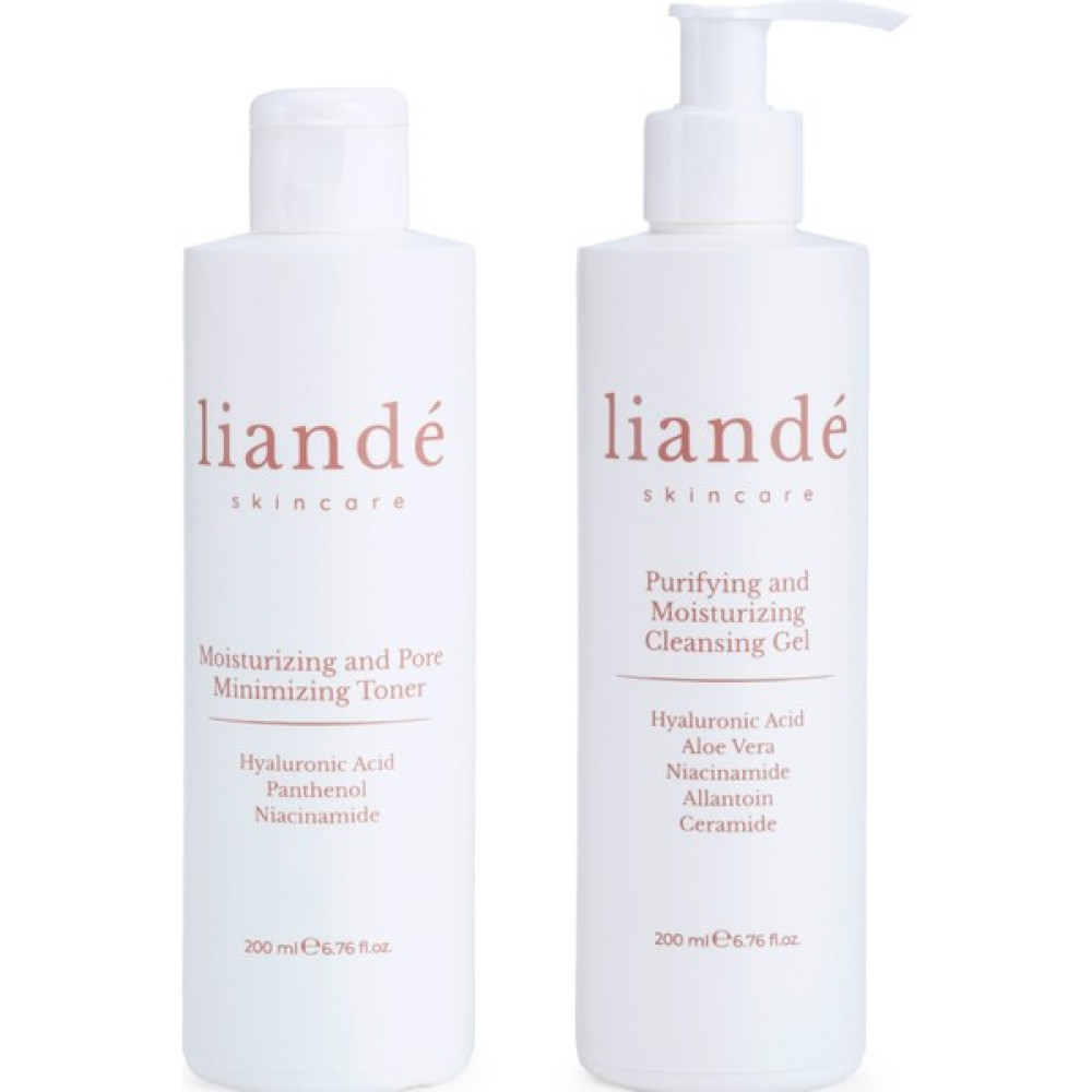 Liande Skincare Arındırıcı, Gözenek Sıkılaştırıcı, Nemlendirici İkili Yüz Bakım Seti Cilt ve Yüz Bakımı Fiyatı