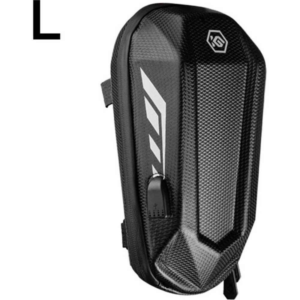 Liangduo Shop M Tarzı Scooter Gidon Çantası Sert Kabuk Ön Asılı Çanta Elektrikli Scooter Çantası Dahili USB Yuvası Büyük Kapasiteli Pu Su Itici (Yu... Bisiklet Aksesuarları Fiyatı
