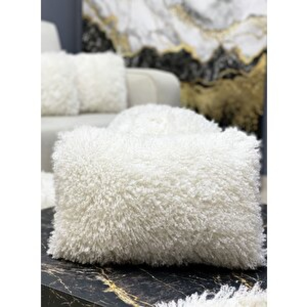 Liber Custom Design Beyaz Floş Peluş Dikdörtgen Yastık 35×50 Cm Ev & Dekorasyon Aksesuarları Fiyatı