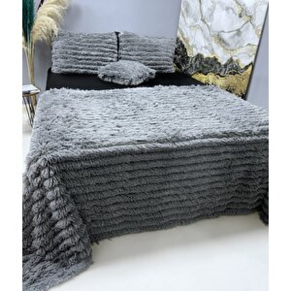 Liber Custom Design Gri Yatak Runner Takımı Yatak Örtüsü Açık Gri Yatak Örtüsü Fiyatı