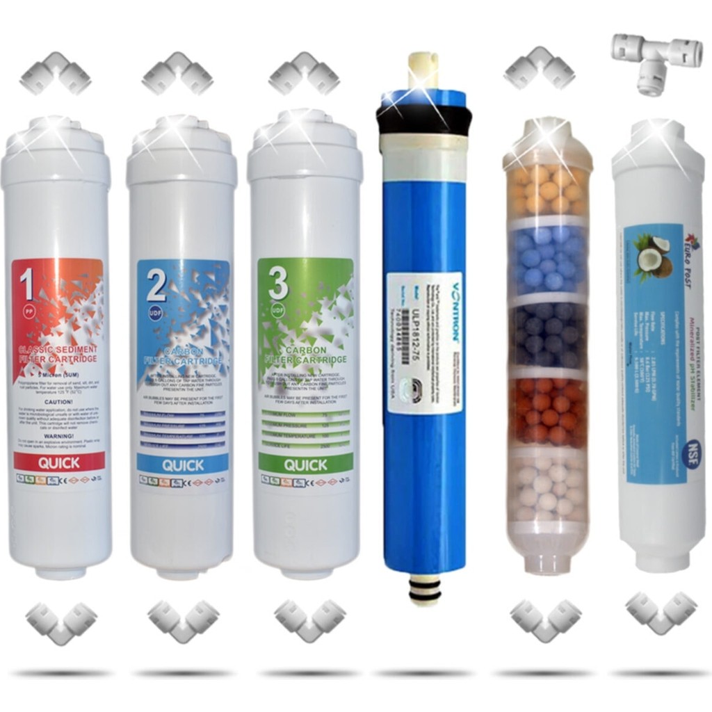 Liberti 12 Inç Kapalı Kasa Su Arıtma Cihazı Filtresi 10 Aşamalı Filtre Seti BPA Free Tek Parça Diğer Fiyatı