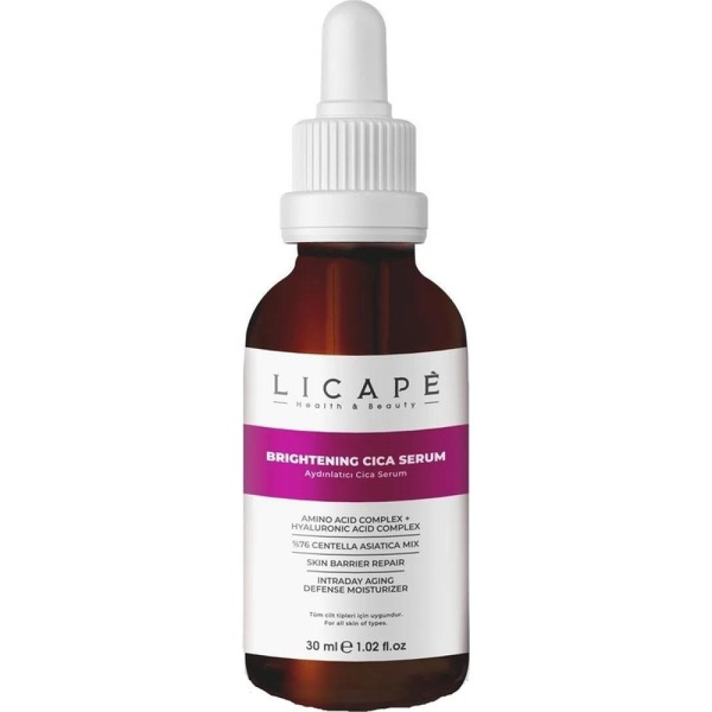 Licape %76 Centella Asiatica Aydınlatıcı Cica Serum 30ML Anti-Aging / Yaşlanma Karşıtı Fiyatı