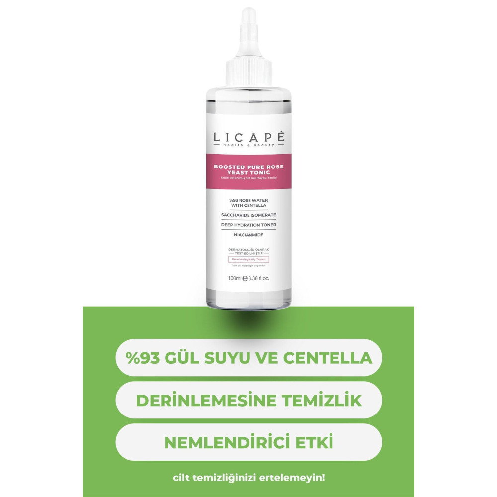 Licape Etkisi Arttırılmış Saf Gül Mayası Toniği 100ml Cilt ve Yüz Bakımı Fiyatı