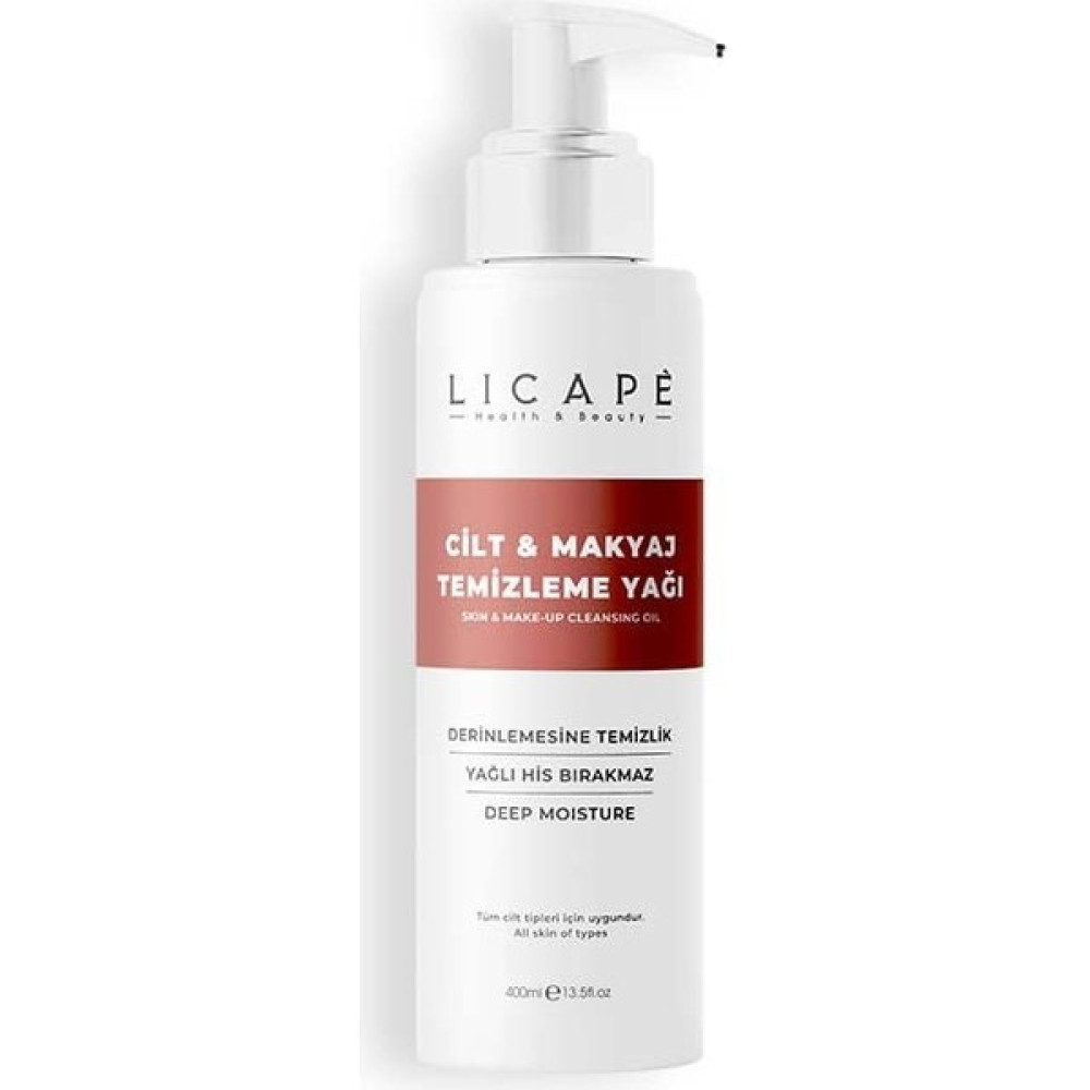 Licape Iki Aşamalı Cilt ve Makyaj Temizleme Yağı 400ml Makyaj Temizleyicileri Fiyatı